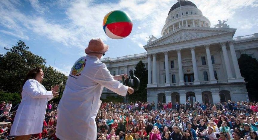 Large scale special event at the Capital